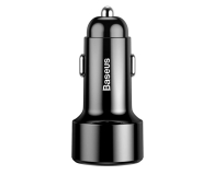 BASEUS Ladowarka samochodowa 1xUSB 1xUSB-C Magic QC 4.0 PD 45W czarna CCMLC20C-01 - 1266421 - zdjęcie 4